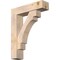 Ekena Millwork Merced Block Smooth Bracket w/ Offset Brace, Douglas Fir, 7 1/2"W x 30"D x 38"H BKT0806X30X38MRC05SDF - alternate 1